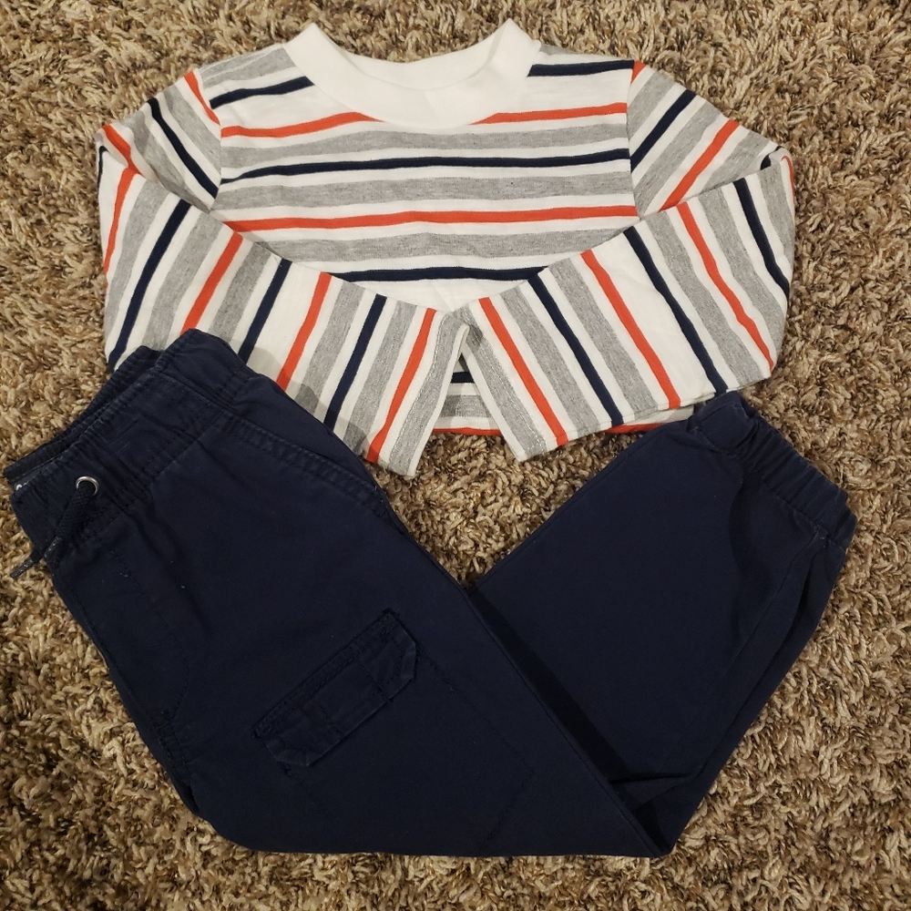 Blue and Orange outfit size 3